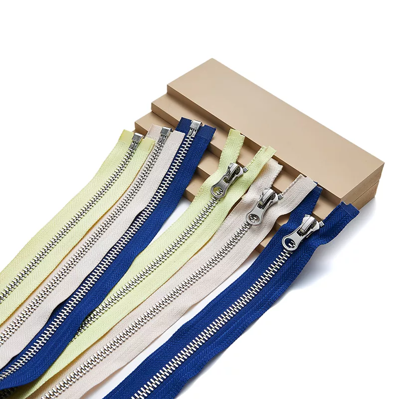 Gerecycleerde metalen ritssluiting