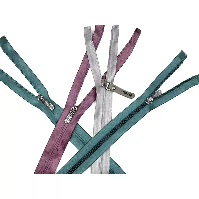 Satijnen ritssluiting